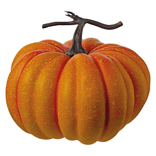 12.2" Large Orange Faux Pumpkin