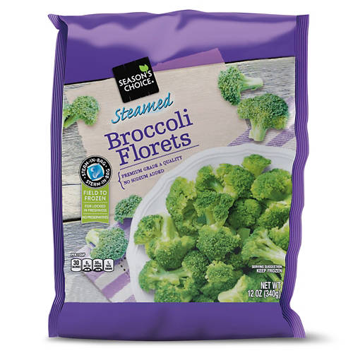 Steamable Frozen  Broccoli Florets, 12 oz