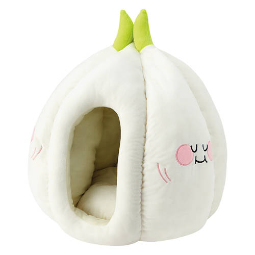 Garlic Shaped Cozy Anti-Slip Pet Bed