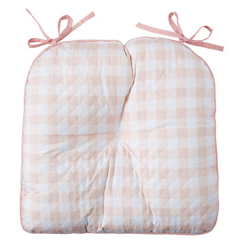 16” X 17” Reversible Chair Pad - Gingham Product Image Front shot 01