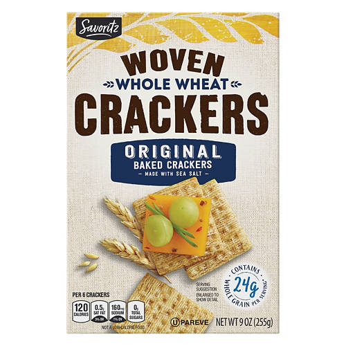 Woven Whole Wheat Cracker, 9oz