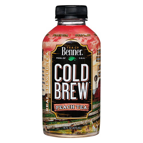 Peach Cold Brew Tea Product Image Front shot 01