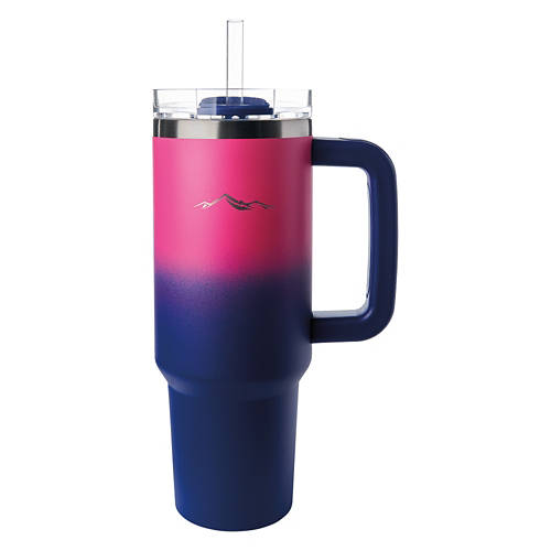 40 Oz Thirst Crusher, Ombre Blue/Pink