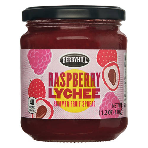 Raspberry Lychee Spread, 11.2 oz Product Image Front shot 01