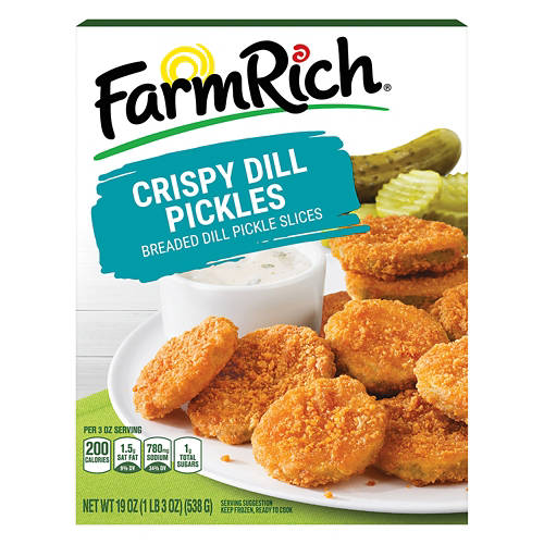 Crispy Breaded Dill Pickle Slices, 19 oz Product Image Front shot 01