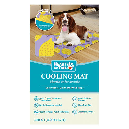 Pet Lavender Lemons Cooling Mat, 30" x 24" Product Image Front shot 01