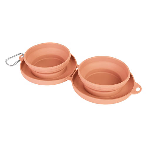 Collapsible Pet Travel Bowl - Orange