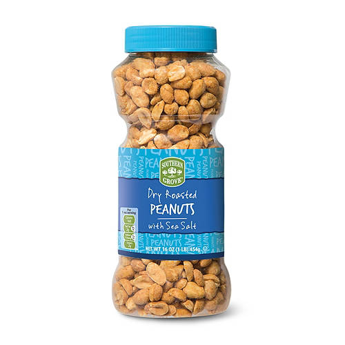 Dry Roasted  Peanuts with Sea Salt, 16 oz