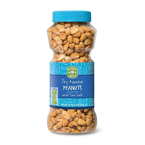 Dry Roasted Peanuts with Sea Salt, 16 oz