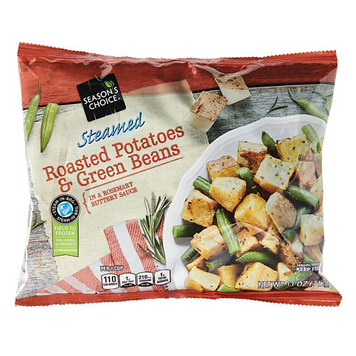 Roasted Potatoes & Green Beans in Rosemary Sauce, 11 oz Product Image Front shot 01