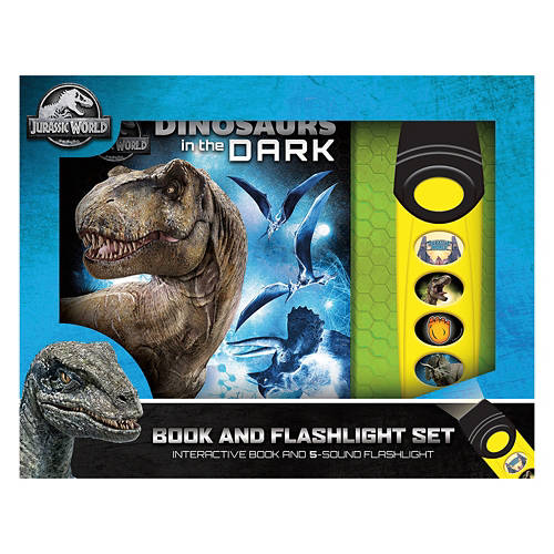 Childrens Flashlight Book Set - Jurassic World