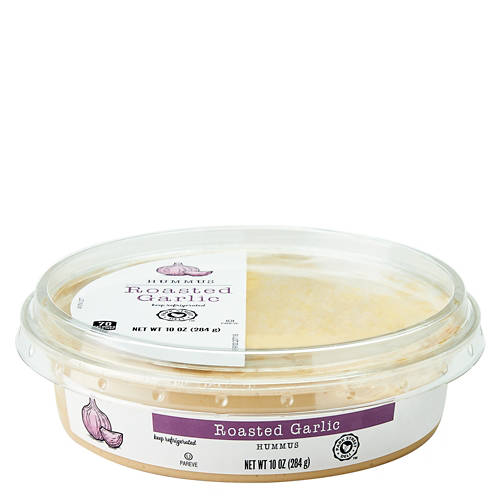 Garlic Topped Hummus, 10 oz