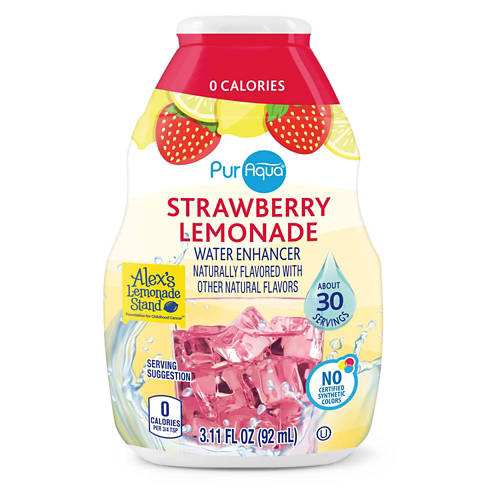 Strawberry Lemonade Liquid Water Enhancer, 3.11 fl oz Product Image Front shot 01