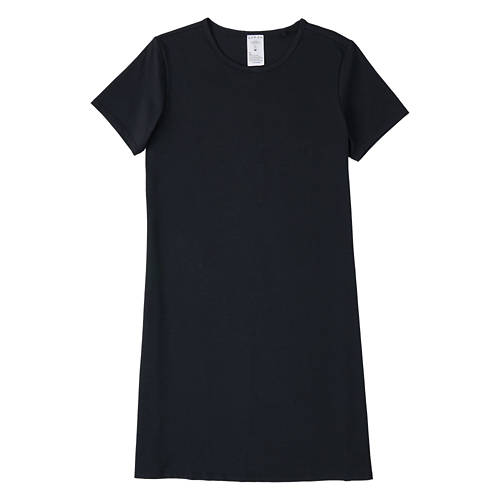Ladies Jersey T-Shirt Dress - Black, L