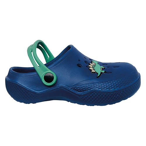 Children's Clogs with Heel Strap - Navy Blue, 13/1