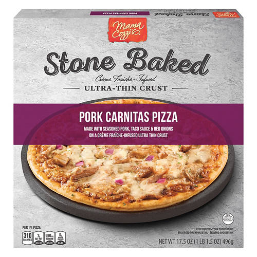 Stone Baked Pork Carnitas Thin Crust Pizza, 17.5 oz Product Image Front shot 01