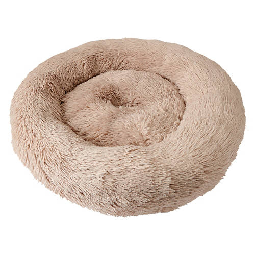 30" x 30" Plush Pet Bed, Beige