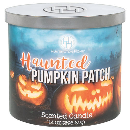 3 Wick Scented Candle - Haunted Pumpkin Patch