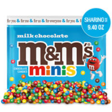 Minis Milk Chocolate Candy Sharing Size 9.4 oz Bag