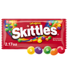 SKITTLES Original Chewy Candy Full Size, 2.17 oz Bag