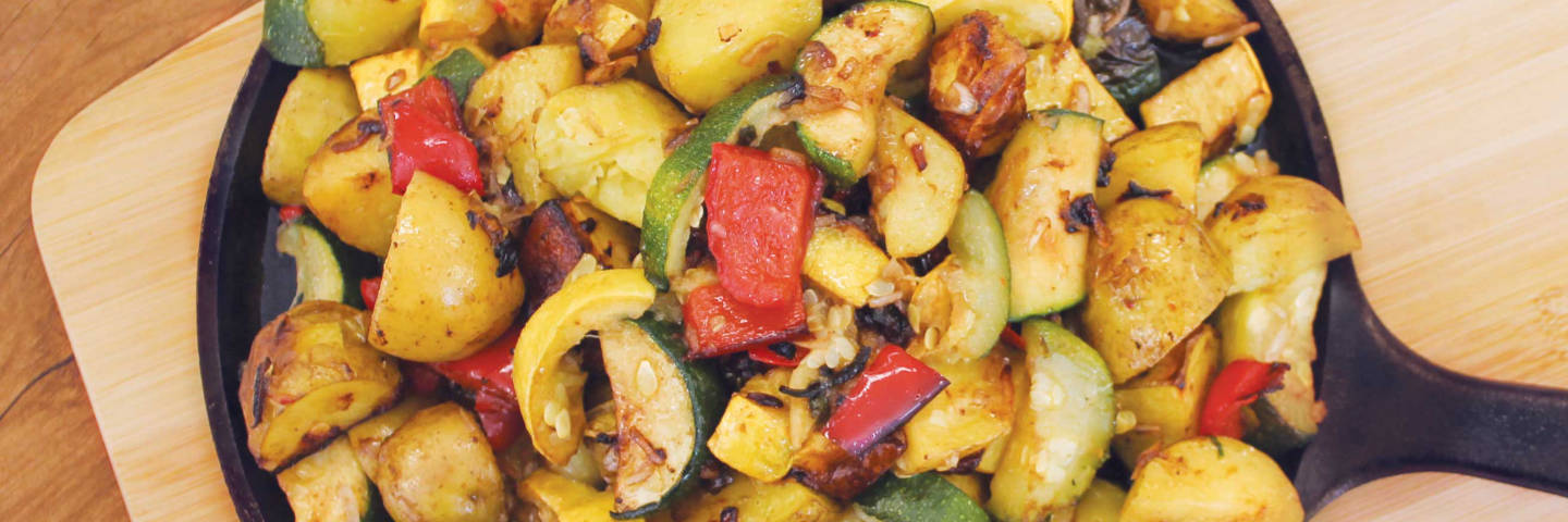 Summer Grilled Potatoes and Vegetables-image